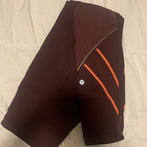 Lulu lemon maroon leggings